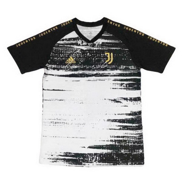 Trainingsshirt Juventus 2020-21 Schwarz Weiß